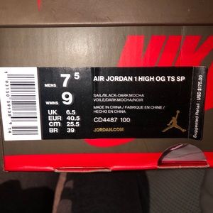 Travis Scott Jordan 1